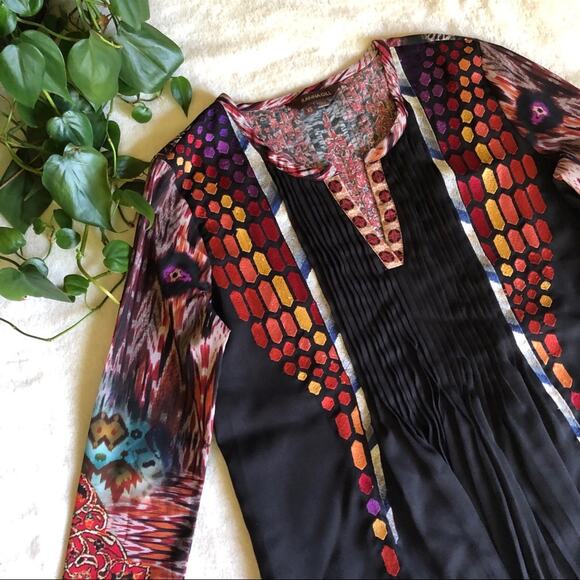 Anthro Rana Gill Spectral Embroidered Blouse - Picture 3 of 5